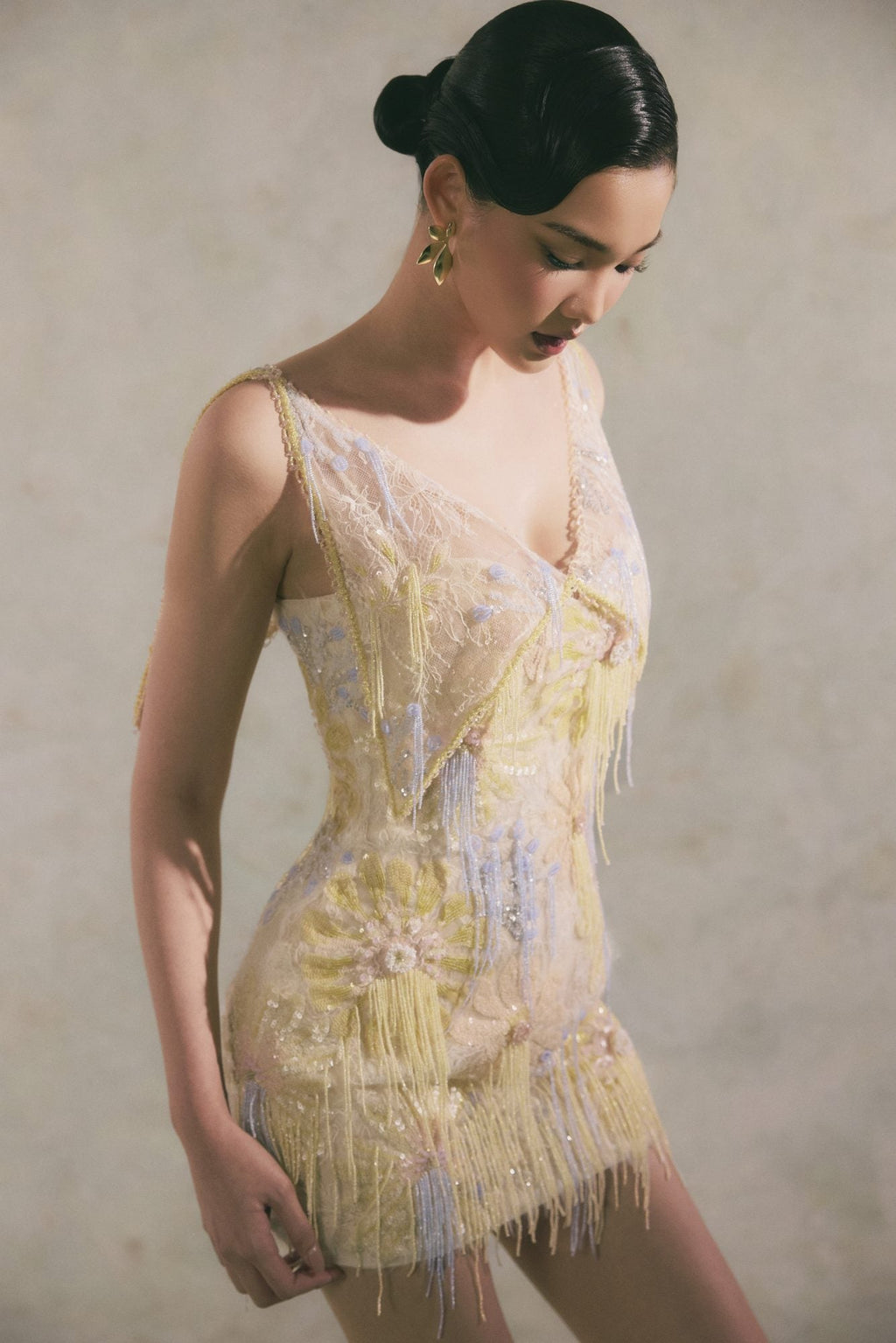 Sol Applique Winged Cape