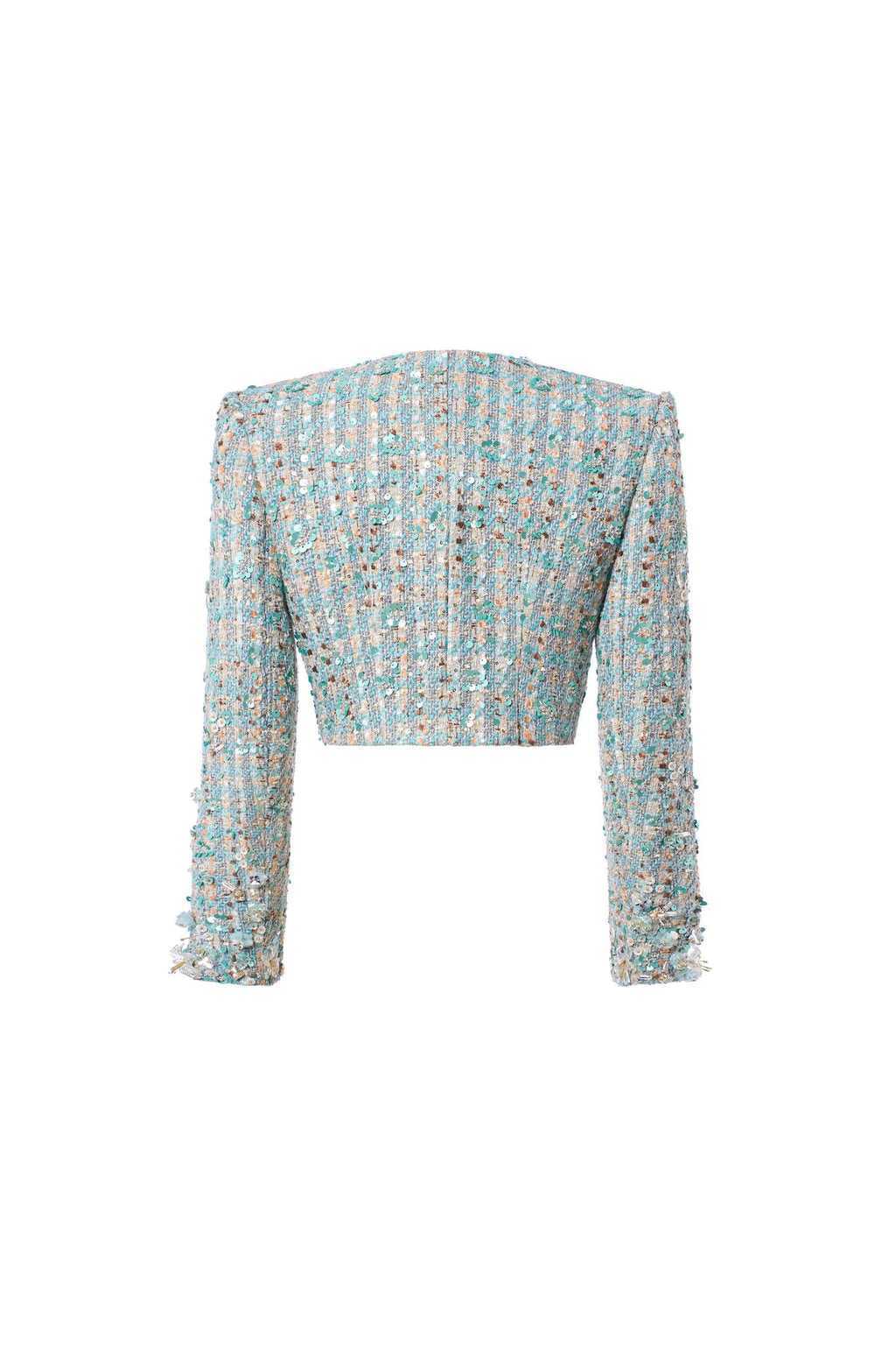 Floral Bejeweled Set Aqua